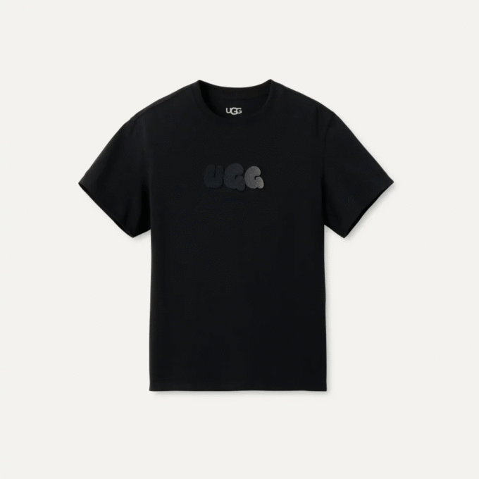 Camiseta con logo de burbuja