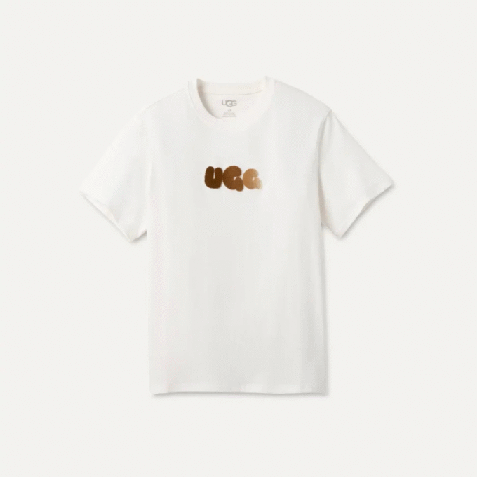 Camiseta con logo de burbuja
