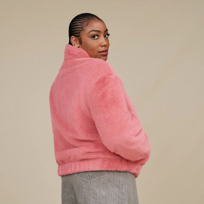Chaqueta de piel sintética Tash