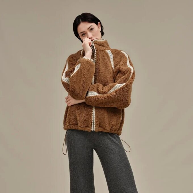 Chaqueta UGGfluff de ganchillo Nikia