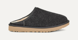 Clásicas zapatillas sin cordones de ante afelpado