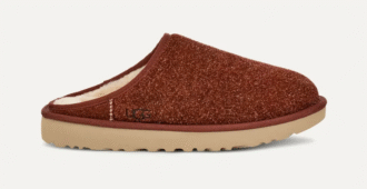 Clásicas zapatillas sin cordones de ante afelpado