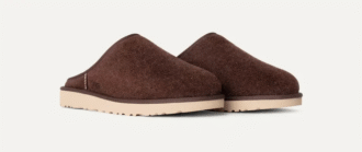 Clásicas zapatillas sin cordones de ante afelpado