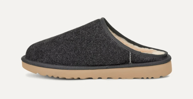 Clásicas zapatillas sin cordones de ante afelpado