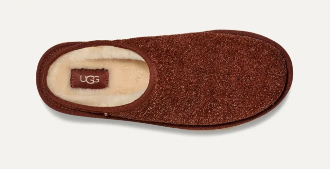 Clásicas zapatillas sin cordones de ante afelpado